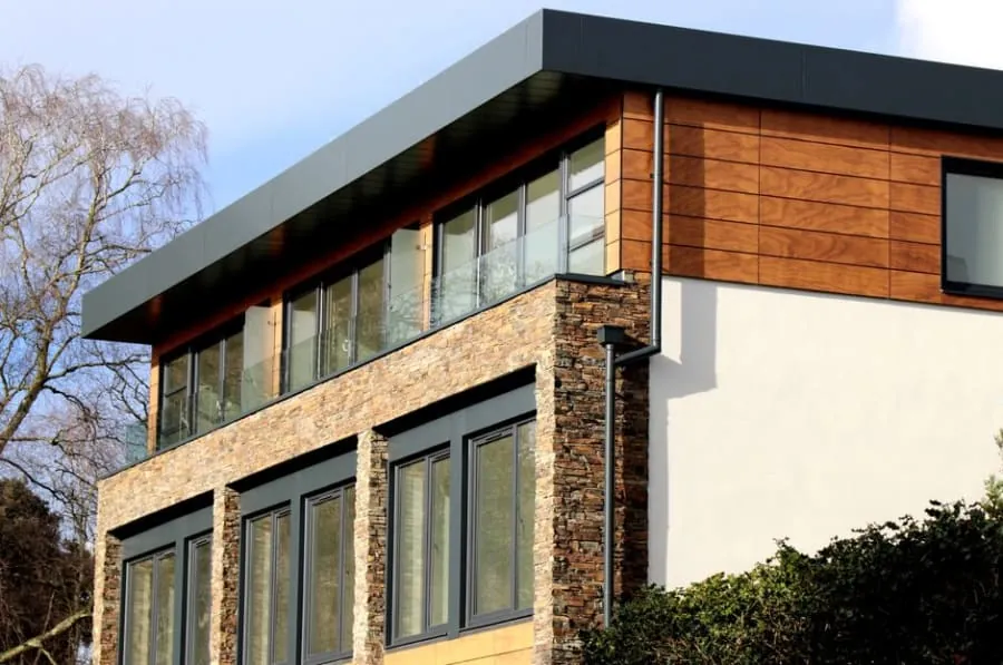 A new-build housing estate