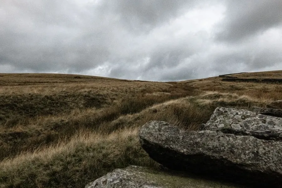 Moorland and cloud on the Pennine edge above Rochdale, where the borough's high rainfall comes from