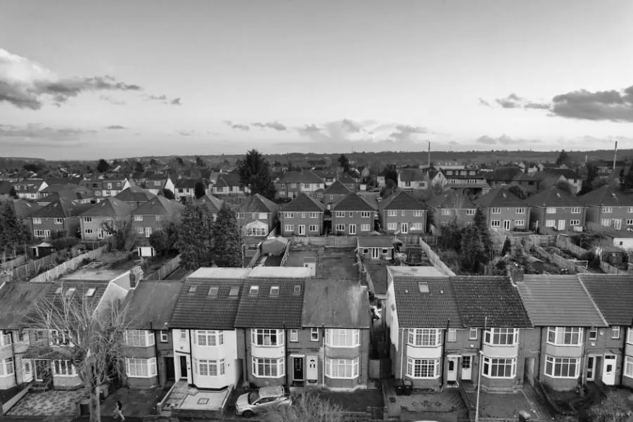 A semi-detached home with a smart driveway and kerb appeal