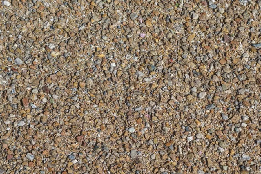 A smooth resin bound surface up close