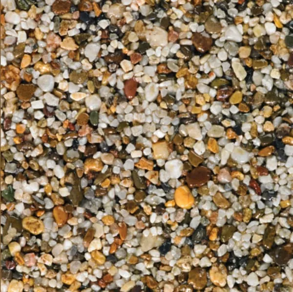 Golden pearl resin driveway colour blend.